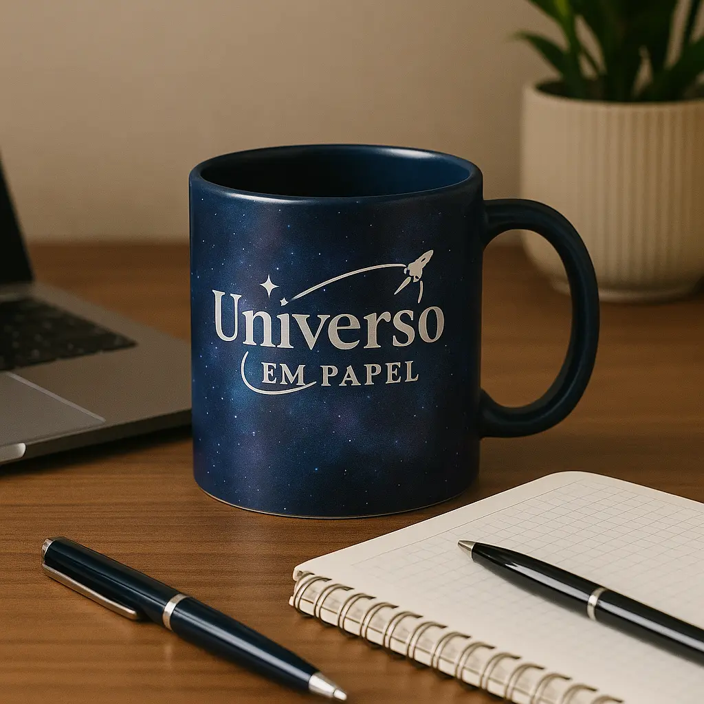 Caneca Universo em Papel – Beyond Limits